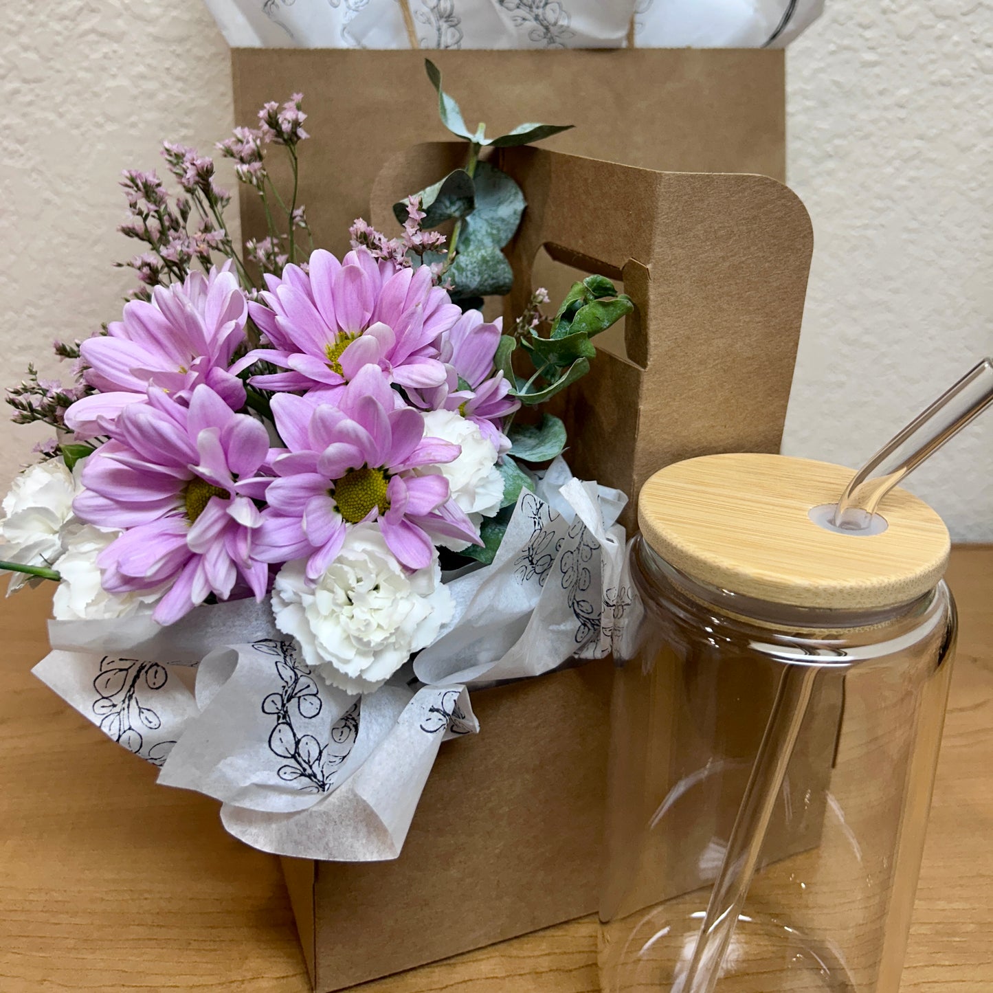 PRE-ORDER for Mother’s Day, In Shop, Floral Drink Holder