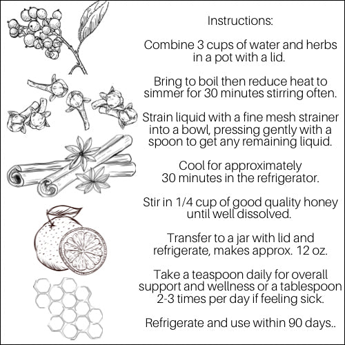 In Shop, Elderberry Syrup DIY Herb Packets