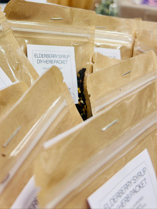 Elderberry Syrup DIY Herb Packets