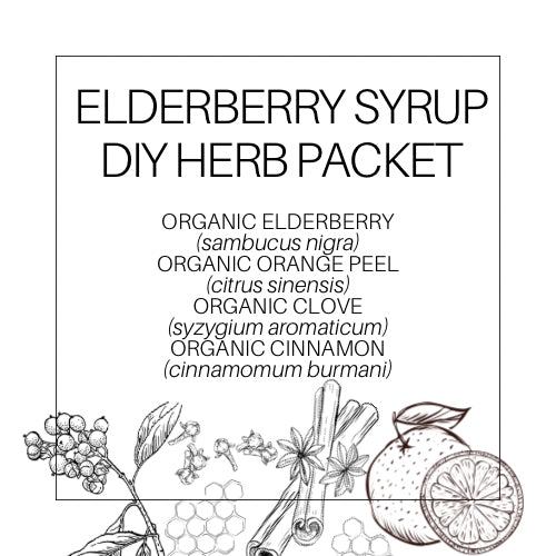 Elderberry Syrup DIY Herb Packets